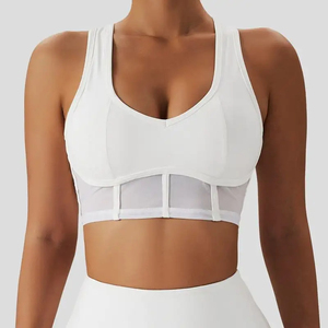 Precio al por mayor: Sujetador deportivo de yoga para mujer, ecológico, de secado rápido, sin costuras, soporte medio, personalizado, novedades, más vendido, en oferta. - Product Image 2