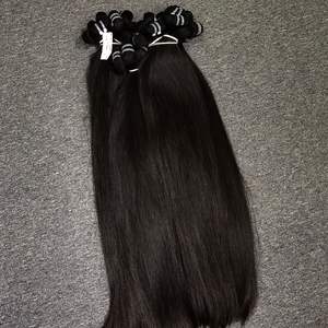Vente en gros paquet trame naturelle droite vierge brut vietnamien cheveux humains double tirage un donneur extensions de cheveux 100% cheveux humains - Product Image 1