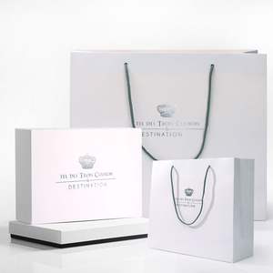 Wholesale White Kraft Paper Recyclable Biodegradable <b>Gift</b> Bag Printed Offset for Clothes Shopping Packaging (Custom Size) - Product Image 3