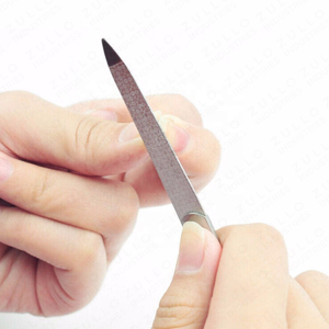 Lime à ongles en acier inoxydable avec logo personnalisé, double face, outil professionnel de manucure et pédicure, fournisseur OEM de marques privées - Product Image 6