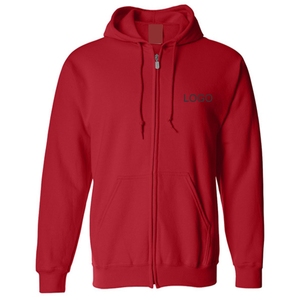 Custom Design Logo Unisex Blank Full Face Zip Hoodies - Product Image 2