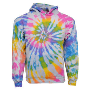 Sudadera con capucha de peso pesado de algodón 100% para hombre bordado lavado ácido Tie Dye Streetwear Cordón de gran tamaño con sudaderas con capucha de invierno - Product Image 6
