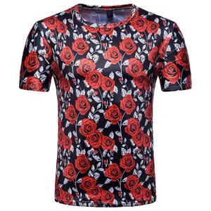 Séchage rapide personnalisé Sublimation t-shirts 100% Polyester impression t-shirt hommes Gym Fitness vêtements de sport hauts - Product Image 4