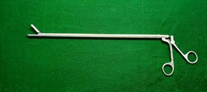 Fórceps de cuchara de acero inoxidable laparoscópico 12mm x 450mm reutilizable quirúrgico gran oferta instrumentos médicos de laparoscopia por Pentax quirúrgico - Product Image 5