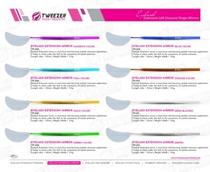 Herramientas de extensión de pestañas profesionales de marca personalizada de alta calidad, mango de espejo de pestañas puntiagudas, Material de acero inoxidable privado - Product Image 6