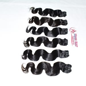 100% qualité d'exportation cheveux humains Bodywave cheveux vague douce longue durée lisse soyeux épais faisceaux à vendre des fournisseurs d'usine - Product Image 4
