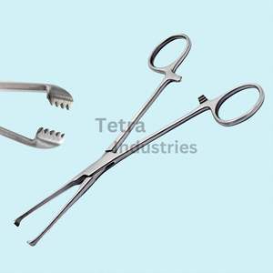 5 pinces à tissus Allis en acier inoxydable allemand 4x5 instruments chirurgicaux pour dents pinces réutilisables pour tissus chirurgicaux CE - Product Image 3