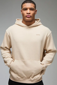 Sudadera con Capucha Oversize de Forro Polar para Hombre, Estampada y Bordada, Tendencia Invierno 2025, 100% Algodón, Patrón de Letras, Logotipo Personalizado OEM - Product Image 3