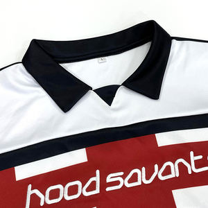 مخصص الأحمر والأبيض لكرة القدم الأمريكية جيرسي شخصية فريق موحدة تنفس شبكة الملابس الرياضية للرجال والنساء - Product Image 4