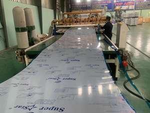 Logo personnalisé PE blanc prix d'usine emballage souple transparent film étirable étanche à l'humidité de protection marque Duc Thien - Product Image 2