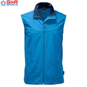 <b>Men</b> Softshell Vest Outerwear Windproof Sleeveless Lightweight Jacket Casual Full Zip Pockets <b>Coat</b> for Golf Running Hiking - Product Image 2