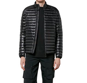 2024 hiver hommes rempli de duvet chaud col montant vêtements d'extérieur rembourré toutes couleurs Options veste - Product Image 2