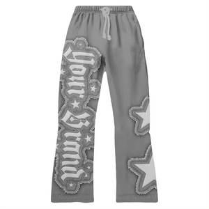 Survêtement en coton de haute qualité fabriqué en tissu de polyester sérigraphié Combinaison de survêtement délavée - Product Image 3