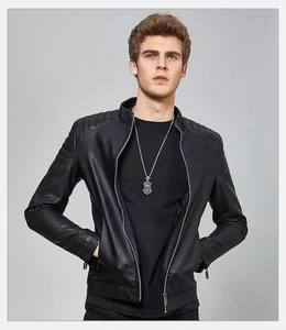 Chaqueta de Piloto de Cuero Estilo Urbano para Hombre, Forro de Piel Extraíble, Chaqueta de Invierno Ecológica y Resistente al Viento, Moda Frontal - Product Image 6