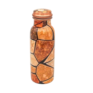 <b>Metal</b> Modern Enamel Finishing <b>Water</b> <b>Bottle</b> With Ayurveda Health Benefits and Leak Proof <b>Water</b> Drinking - Product Image 6