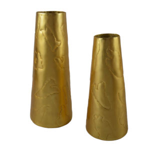 Vase de centre de table de mariage de style nouveau, en métal doré antique, décoratif, haut, créatif, fait à la main, pour la décoration de sol nordique - Product Image 5