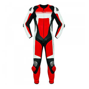 ชุดกีฬาหนังแท้หนึ่งชิ้นใส่สบายกันลมไซส์ใหญ่พิเศษชุดแข่งมอเตอร์ไซค์ทนทาน - Product Image 1