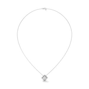 จี้เพชรเพาะเลี้ยงในห้องปฏิบัติการ ทำจากเงิน เหมาะสำหรับสวมใส่ทุกวัน โอกาสพิเศษ และการสวมซ้อนแบบหรูหรา คุณภาพสูง - Product Image 3