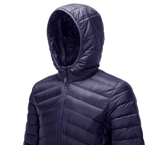 Servicios OEM, Chaqueta de Lona para Hombre con Logotipo Personalizado de Alta Calidad, con Cuello Alto y Logotipo Frontal para Uso Invernal - Product Image 3