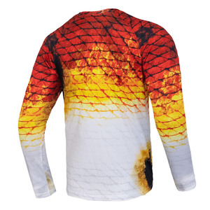 Sun Protection Moisture Wicking Cotton Polyester Fishing wear <b>Men's</b> Long Sleeve Mesh Fishing <b>shirts</b> - Product Image 2