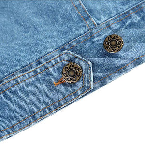 Pure Cotton <b>Denim</b> <b>Men's</b> Long-Sleeved Thin Long-Sleeved Plaid <b>Shirt</b> Loose Casual Wear-Resistant <b>Men's</b> Jacket - Product Image 2