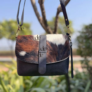 Real Cowhide Fur Hair on Hide Handbag Crossbody Sling <b>Bag</b> Stylish Hot Selling Shoulder Sling <b>Bag</b> <b>for</b> Women - Product Image 1
