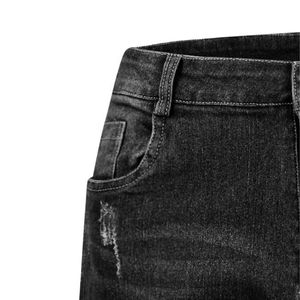 New Professional Quality 100% Cotton <b>Black</b> Woman's Denim <b>Shorts</b> Casual Style,Eco-Friendly Distressed Style <b>Shorts</b> For Women's - Product Image 3