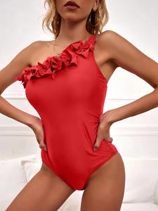 บิกินีเอวสูงสำหรับผู้หญิงชุดว่ายน้ำวันพีซเป็นมิตรกับสิ่งแวดล้อมใส่โลโก้ได้ตามต้องการจากโรงงานโดยตรง - Product Image 3