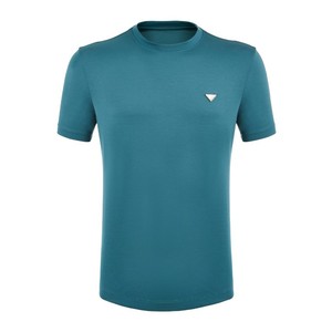 T-shirts à manches courtes slim fit pour hommes, logos personnalisés, tissu en toile 100% coton, impression sérigraphique, motif uni, exportés directement - Product Image 3