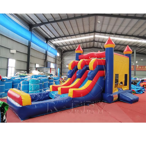 Durable PVC Inflatable Combo Bounce House <b>Slide</b> <b>Large</b> Capacity Multi Passenger Inflatable Trampoline Jumper For Party - Product Image 4