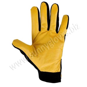 2022 gants mécaniques de protection des mains haute performance en cuir d'impact/gants de travail mécaniques en cuir de chèvre - Product Image 4