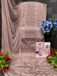 Le meilleur sur Deal Heavy Najneen avec séquence de broderie fonctionne avec Duppta pour une occasion de mariage à un prix abordable - Product Image 2