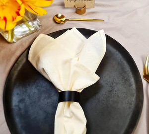 Napkin Rings, Napkin Holders, <b>Copper</b> <b>Table</b> Setting, Housewarming Gift - Product Image 2