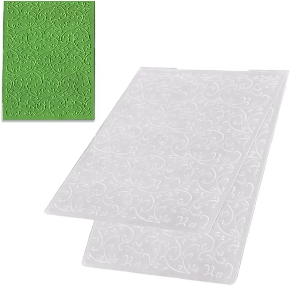 Customized 3D Embossing Folders for Card Making Embossing Machine Template DIY Plastic Embossing Stencil Paper Card Decorating