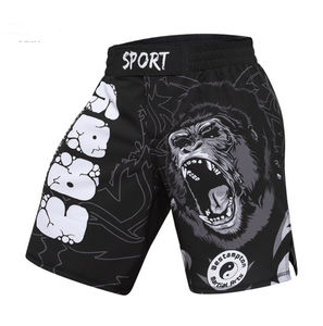 Shorts de MMA Sublimados de Alta Calidad Unisex al por Mayor, Ropa Deportiva de Artes Marciales de Spandex/Poliéster, Ropa de Karate Elástica - Product Image 1