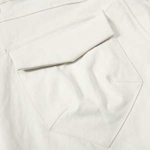 American High Street Regular Fit Flared Breathable Polyester/Cotton <b>Elastic</b> Waist Casual <b>Trousers</b> for <b>Men</b> Solid Color Loose - Product Image 4