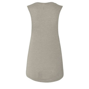 Bella Canvas <b>Women</b> <b>Loose</b> Fit Casual Flowy Tank <b>Tops</b> Round Neck Trendy Sleeveless Shirt - Product Image 3