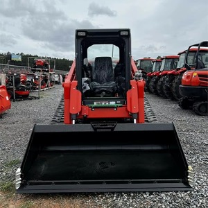 Chargeuse compacte Kubota SVL97 2 avec attache broyeur forestier, mini-chargeuse frontale avec attache broyeur - Product Image 1