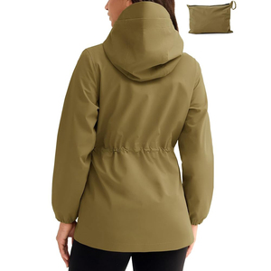 เสื้อแจ็คเก็ตซอฟต์เชลล์สำหรับผู้หญิง น้ำหนักเบา ทนทาน ระบายอากาศได้ดี ดีไซน์มีฮู้ด เหมาะสำหรับการเดินทางและกิจกรรมกลางแจ้ง - Product Image 2