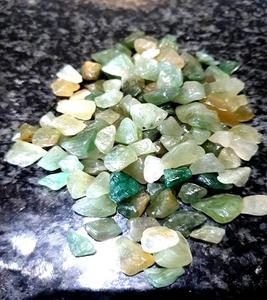 Gravier en pierre naturelle polie jaune Aventurine Pierre précieuse Gravier 5-12mm Puces de pierre de guérison pour la décoration de la maison - Product Image 3