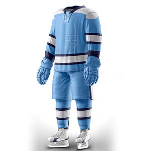 Tenues de hockey sur glace personnalisables les plus populaires, ensembles grande taille, respirantes et à séchage rapide pour adultes - Product Image 4