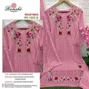 Traje paquistaní listo para usar en festivales y fiestas a un precio asequible de diseñador de aspecto elegante de calidad superior - Product Image 3