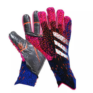 Gants de gardien de but personnalisés pour l'entraînement au football, en cuir et en latex, unisexe, absorption des chocs, antidérapants, toutes les couleurs - Product Image 4