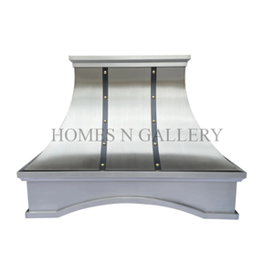 Campana Extractora de Acero Inoxidable para Cocina, Diseño Personalizado, Hecha a Mano, Montada en la Pared, para Isla de Cocina - Product Image 6