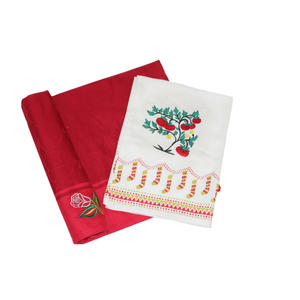 Serviettes de cuisine brodées en coton doux de luxe de haute qualité de la meilleure conception OEM 100% pour une utilisation polyvalente - Product Image 2