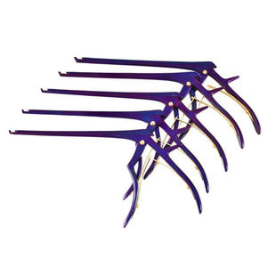 Ensemble d'instruments orthopédiques et neurochirurgicaux Kerrison en acier inoxydable de qualité médicale, réutilisables, argentés, classe I - Product Image 1