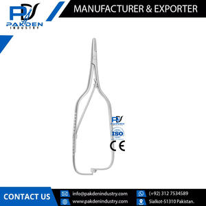 ที่ใส่เข็มสเตนเลสสตีลเครื่องมือพื้นฐานสำหรับการผ่าตัดด้วยมือดีไซน์ OEM ตามสั่ง - Product Image 2