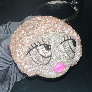 จี้ฮิปฮอป 3 มิติสั่งทำพิเศษ หรูหรา ชุบทองคำขาว เงินแท้ 925 ประดับเพชรโมอิสซาไนต์ VVS ระยิบระยับ พร้อมสลักชื่อส่วนตัว เป็นของขวัญ - Product Image 1