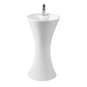 อ่างล้างหน้าแบบแท่นเซรามิกทรงสี่เหลี่ยมสไตล์ยุโรปทันสมัย - Product Image 3