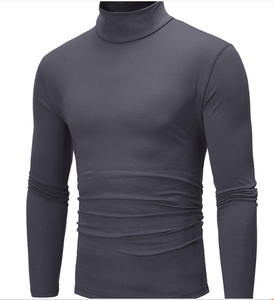 Camiseta térmica de manga larga con cuello alto elástico para hombre, estilo informal, para otoño e invierno - Product Image 4